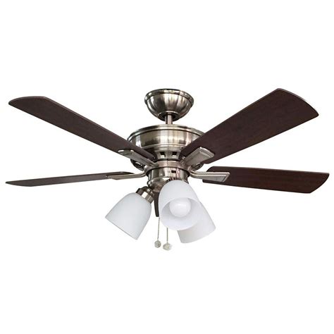 Use the remote control to conveniently select the fan speed and lights. . Home depot ceiling fan light kit